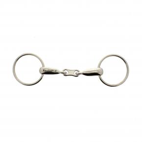 Korsteel French Link Hollow Mouth Loose Ring Snaffle