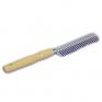 Aluminium Tail Comb with Wooden Handle