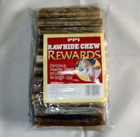 PPI Rawhide Cigar Chews Pack of 50 5" x 15mm.
