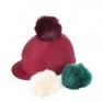 Shires Switch It Pom Pom Hat Cover - Maroon