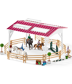 Schleich Riding School With Riders & Horses