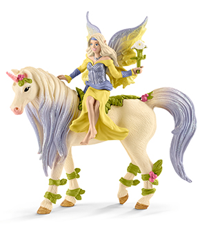 Schleich Fairy Sera With Blossom Unicorn