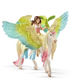 Schleich Fairy Surah With Glitter Pegasus