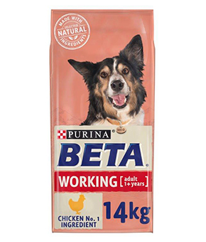 Beta Adult Working Dog Food.