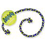 KONG SqueakAir Tennis Ball With Rope