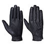Hy5 Childrens Leather Riding Gloves Black