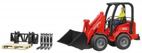 Bruder Schäffer Compact loader 2034 with figure and accessories