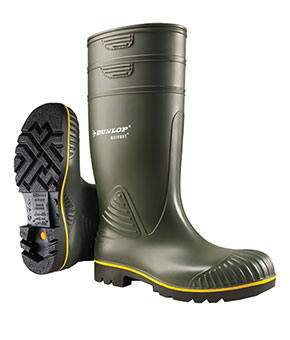 Dunlop Acifort Yellow Line Ag Welly Non-Safety