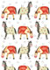 Alex Clark Gift Wrap And Tags - Horses