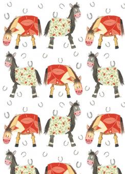 Alex Clark Gift Wrap And Tags - Horses