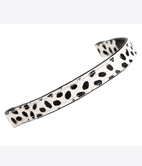 Aviemore Cow Hair Browband Spot Print