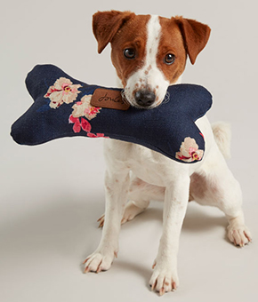 Joules Floral Dog Bone