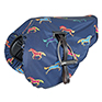 Ride-on saddle cover.  Horse design.