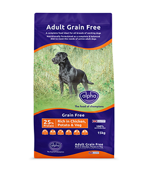 Nutritionally formulated as a complete & balanced diet to meet  the needs of active adult dogs