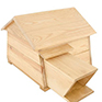 Brinvale Wooden Hedgehog House