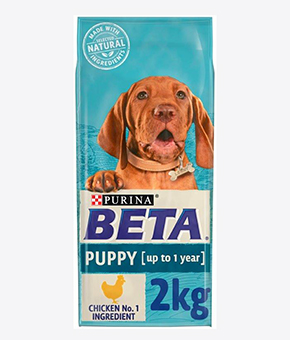Beta Puppy Chicken Dog Food.