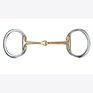 Shires Brass Alloy Flat Ring Jointed Eggbutt Snaffle