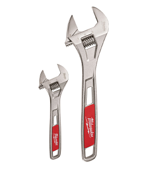 Milwaukee Adjustable Wrench Twin Pack