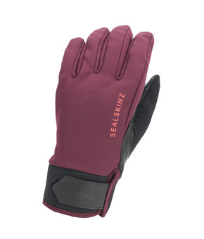 Sealskinz Women's Waterproof All Weather Insulated Glove - Red
