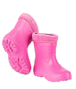 Leon Boots Children's Otter Wellingtons in Pink