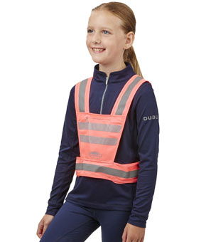 Weatherbeeta Junior Reflective Rider Harness - Pink