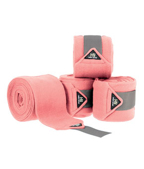 Hy Equestrian Luxury Bandages Coral Rose