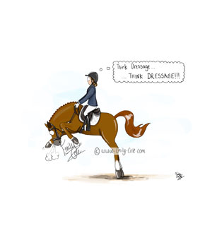 Emily Cole Greeting Card - Think Dressage