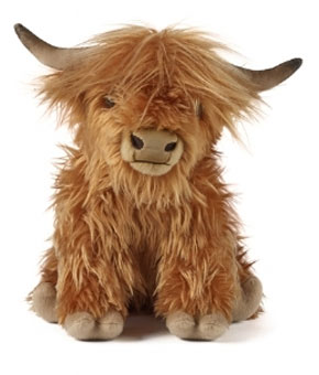 Living Nature Highland Cow with Sound Large
