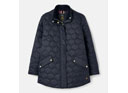 Joules Rosedale Mid Length Quilted Coat - Navy