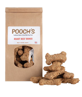 Pooch's Roast Beef Bones Dog Treats