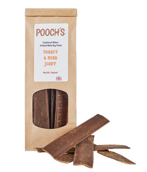 Pooch's Turkey Jerky Dog Treats