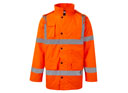 Castle Clothing Hi Vis Motorway Jacket - Orange