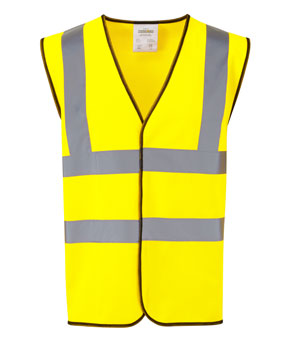 Castle Clothing Hi Vis Vest - Yellow