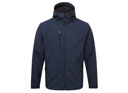 Castle Clothing Fort Holkam Hooded Softshell Jacket - Navy Blue