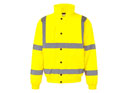 Castle Clothing Hi Vis Bomber Jacket - Yellow