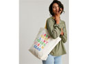 Joules Lulu Shopper Printed Tote Bag - Multi Slogan