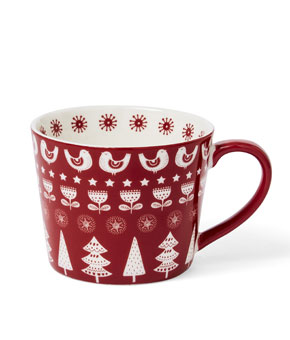 Cooksmart Nordic Christmas Conical Mug