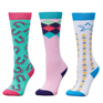 Dublin Kids 3 Pack Socks - Jade Horseshoes