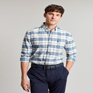 Joules Welford Classic Shirt - Green Blue Check