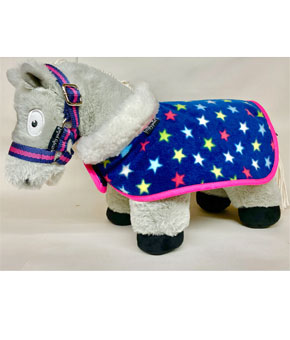 Crafty Ponies Fleece Neck Show Rug Set - Stars