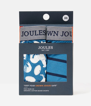 Joules Men's Crown Joules Boxers - Blue Cock and Balls