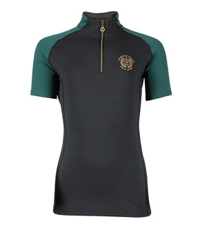 Aubrion Young Rider Team Short Sleeve Base Layer - Black