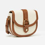 Joules Ludlow Canvas Cross Body Bag - Tan