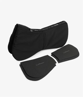 LeMieux ProSorb Plain 2 Pocket Half Pad Black