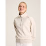 Joules Racquet Cotton Quarter Zip Sweatshirt - Oat Marl