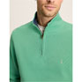 Joules Quarter Zip Cotton Sweatshirt - Green