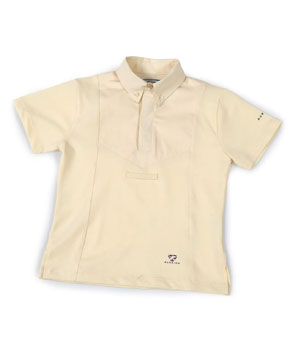 Aubrion Childs Short Sleeve Tie Shirt - Yellow