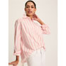 Joules Amilla Striped Cotton Shirt - Pink/White