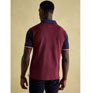 Joules Embellished Classic Fit Polo Shirt - Navy/Burgundy