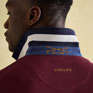 Joules Embellished Classic Fit Polo Shirt - Navy/Burgundy